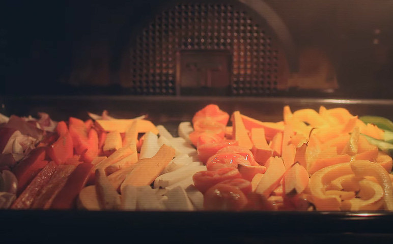 Рецепт лосось с овощами - 3 часть Teka