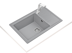 Мойка Teka Stone 60 S-TG 1B 1D metallic grey