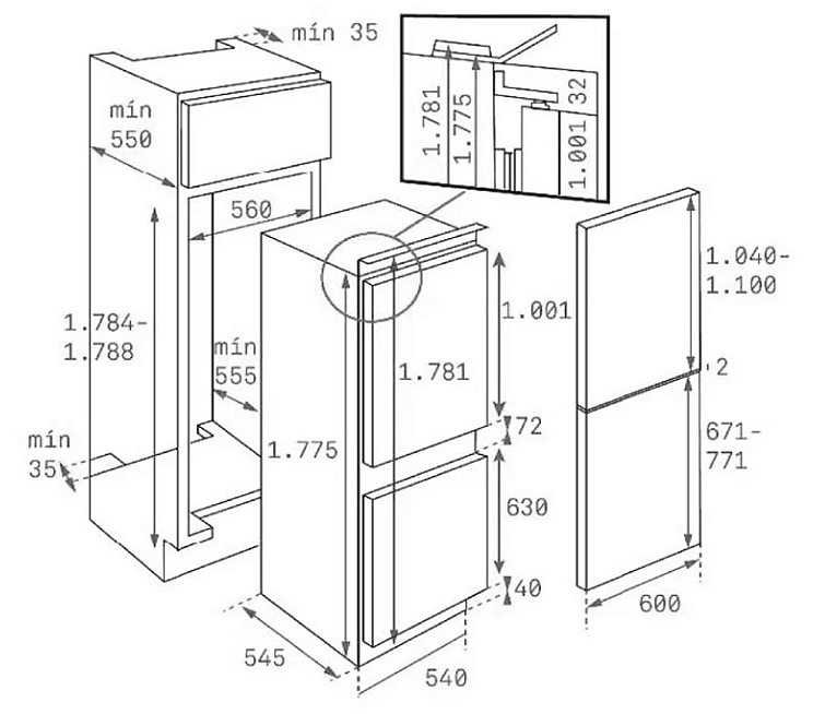 Встраиваемый холодильник Teka CI3 320 preview 4