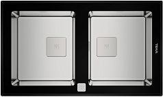 Врезная раковина Teka Diamond RS15 2B 86 BLACK