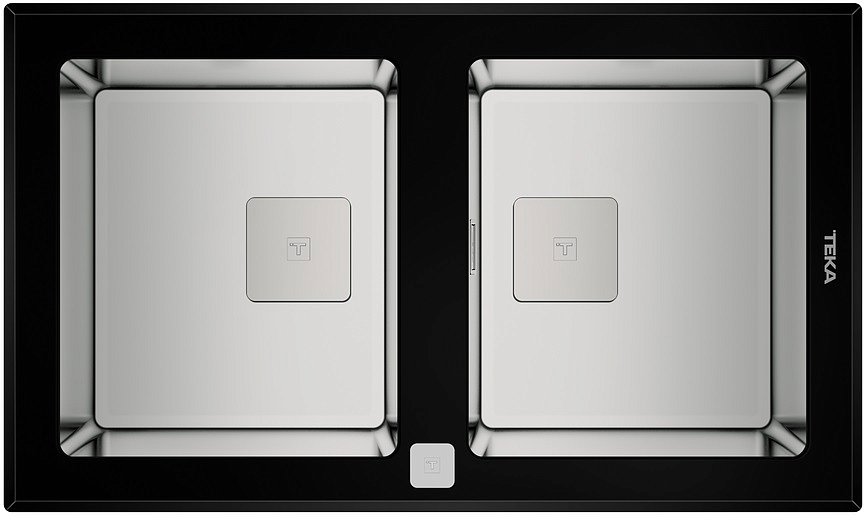 Врезная раковина Teka Diamond RS15 2B 86 BLACK preview 1