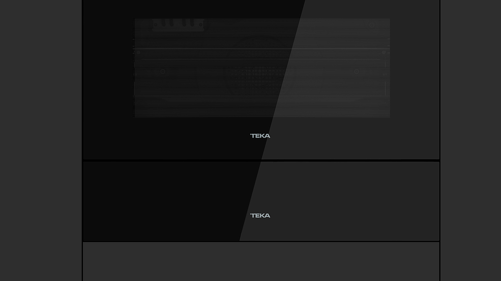 Фасадная часть из стекла NIGHT RIVER BLACK Teka 111890002 preview 1
