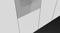 Фасадная часть из стекла Steam Grey Teka 111890005