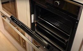 Снять стекло дверцы духовки Teka очень просто