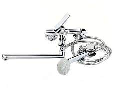 Смеситель для ванны Teka Inca c душевым набором Basic