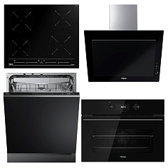 Комплект Teka (DFI 46950, DVT 68660 TBS BLACK, HLC 8440 C FULL BLACK, IBC 64010 MSS BLACK)