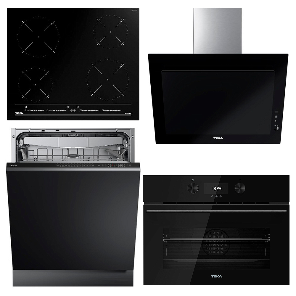 Комплект Teka (DFI 46950, DVT 68660 TBS BLACK, HLC 8440 C FULL BLACK, IBC 64010 MSS BLACK) preview 1