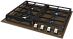 Купить Варочная панель Teka GZC 64320 XBN LONDON BRICK BROWN preview 4