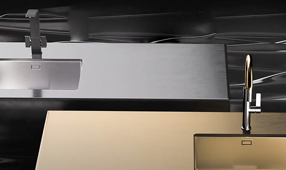 I-SINK 95 DX мойка и смеситель, управляемый с сенсорной панели Teka