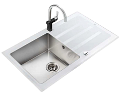 Мойка Teka Lux 1B 1D 86 White