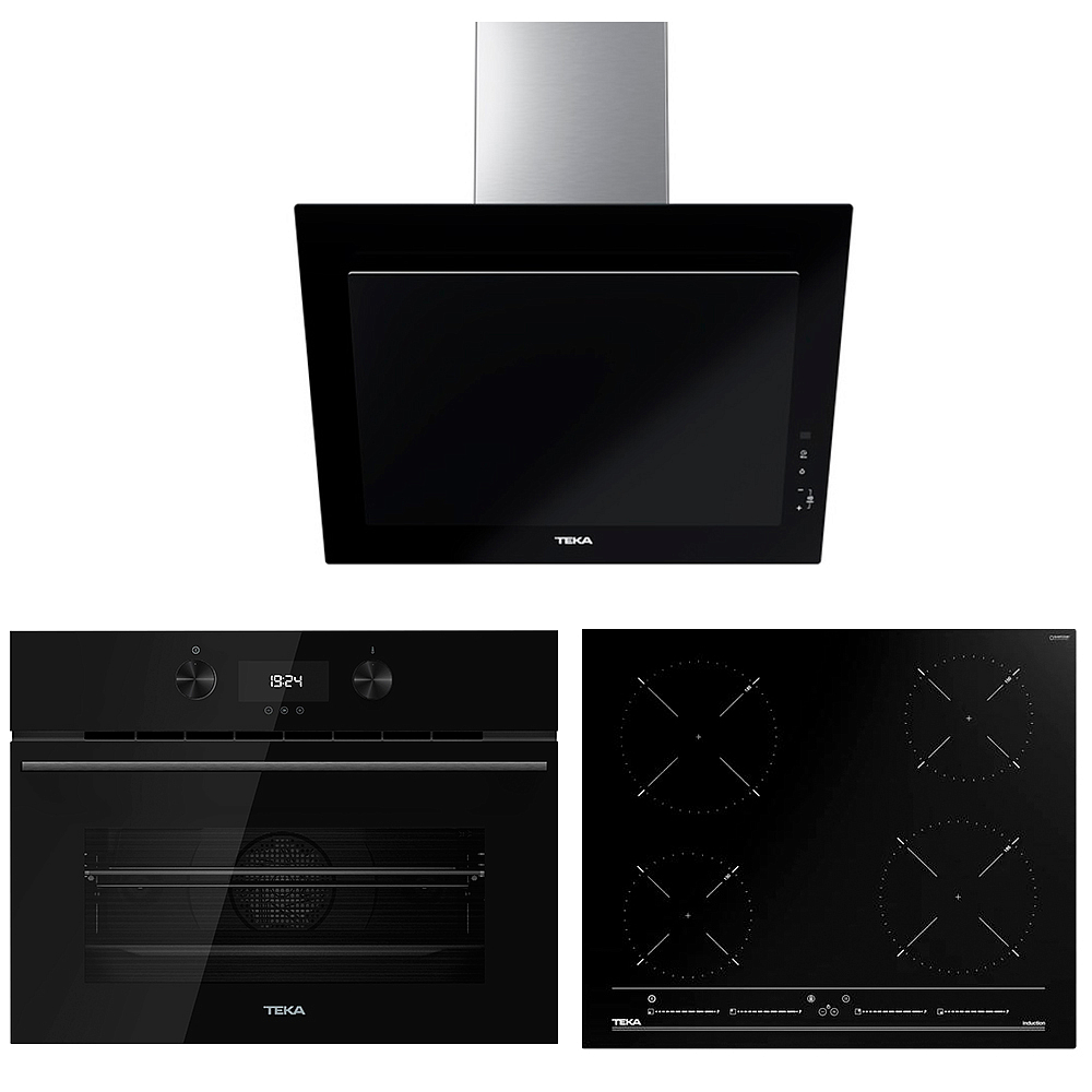 Комплект Teka (IBC 64010 MSS BLACK, HLC 8440 C FULL BLACK, DVT 68660 TBS BLACK) preview 1