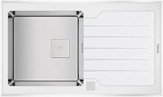 Врезная раковина Teka Diamond RS15 1B 1D 86 WHITE