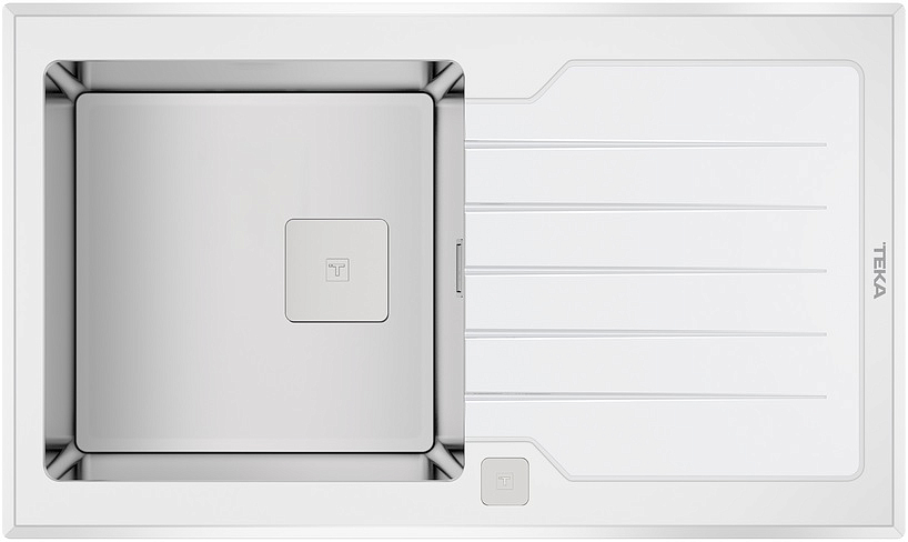 Врезная раковина Teka Diamond RS15 1B 1D 86 WHITE preview 1