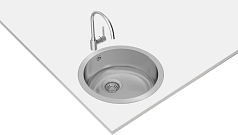 Мойка Teka BASICO D450 1B MATT