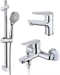 Комплект смесителей Teka Sineu с душем 837101210