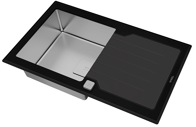 Врезная раковина Teka Diamond RS15 1B 1D 86 BLACK preview 4