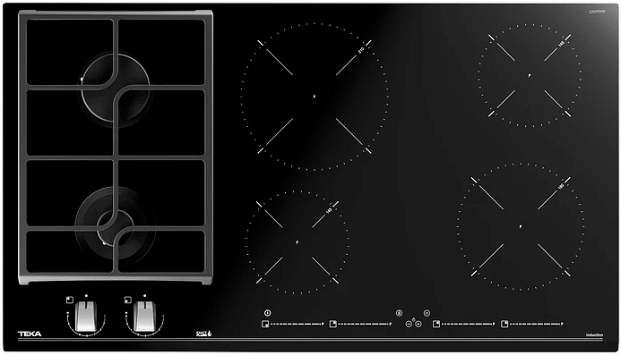 Варочная панель Teka HYBRID JZC 96324 ABN BLACK preview 2