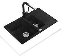 Мойка Teka Clivo 60 B-TQ Black metallic