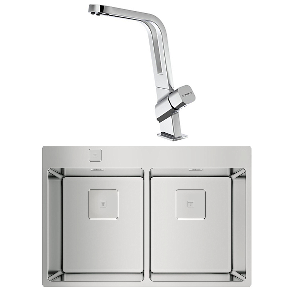 Комплект Teka (FORLINEA RS15 2B 740 POLISHED, ICO 915 CHROME) preview 1