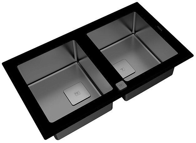 Врезная раковина Teka Diamond RS15 2B 86 BLACK preview 3