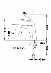 Смеситель для раковины Teka Itaca 673860210